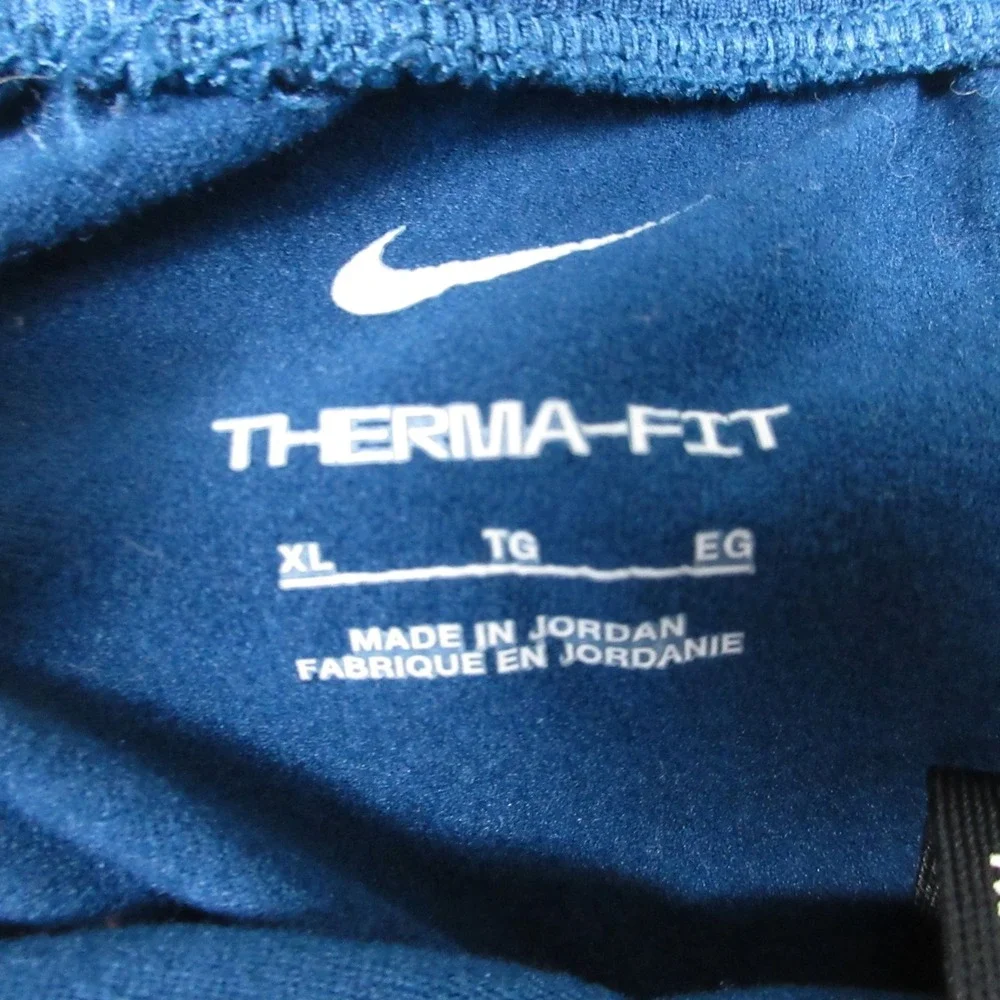 Nike Sweatpants Mens XL Blue Thermafit Performance Running Athletic Taper Sport‎